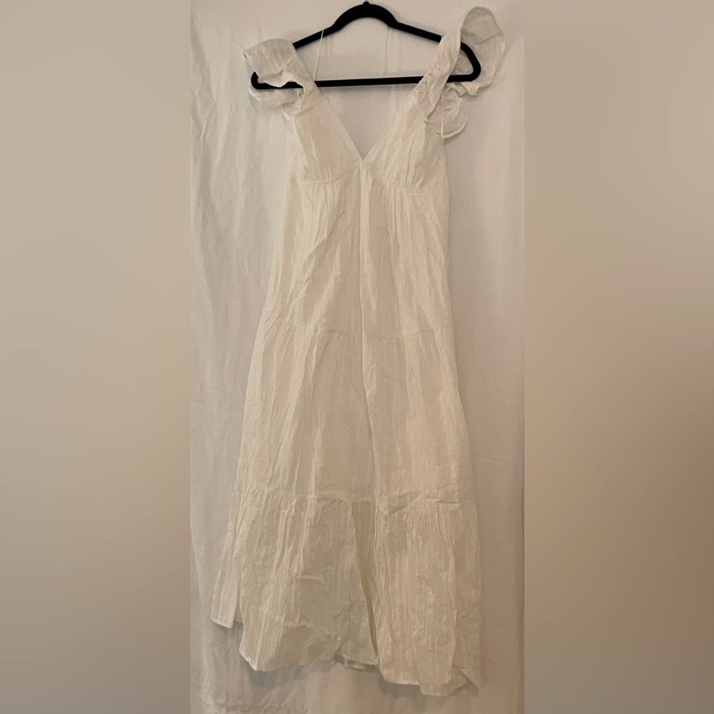 Red Dress, Size L, White Dress